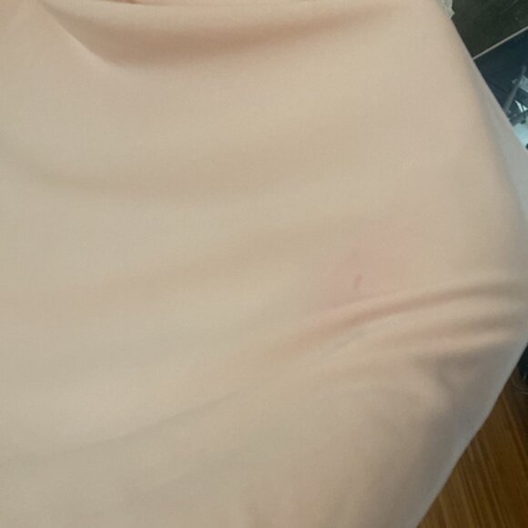 NWT Lulu’s Forever and Always Blush Pink Lace Maxi Dress II9 - Picture 8 of 10